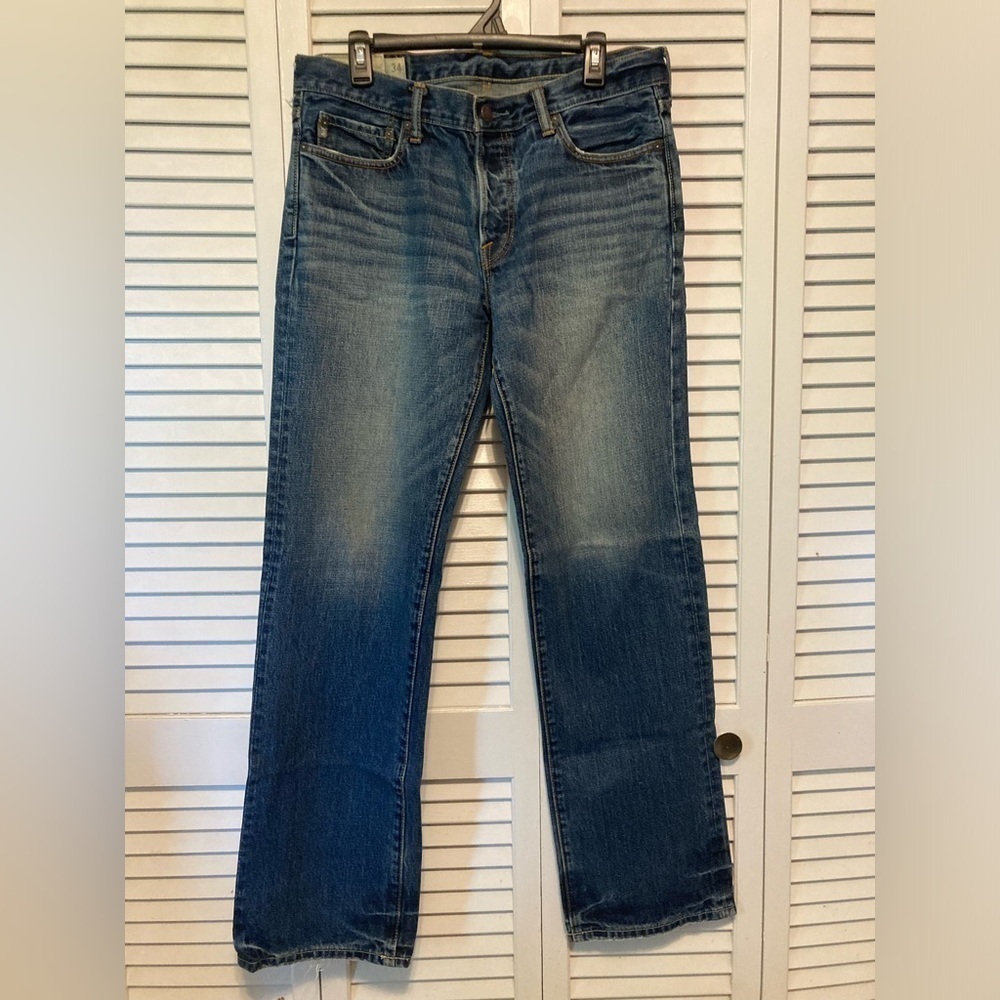 Abercrombie & Fitch Men's Straight Jeans Blue